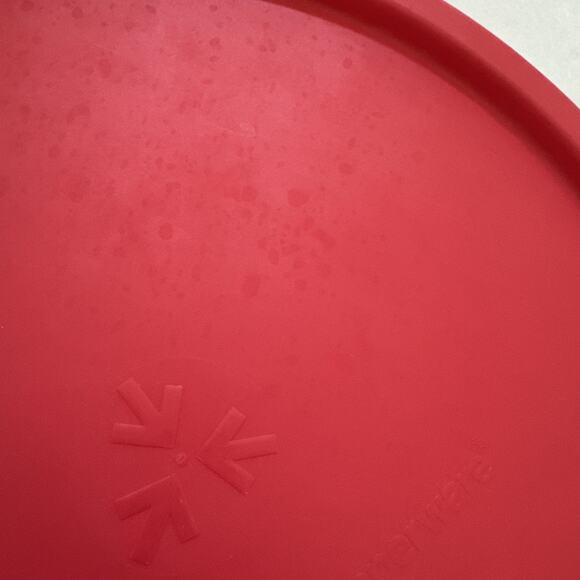 Tupperware 3421A-2 Round Cookie Snack Canister Container All Over PRINT - Picture 9 of 11